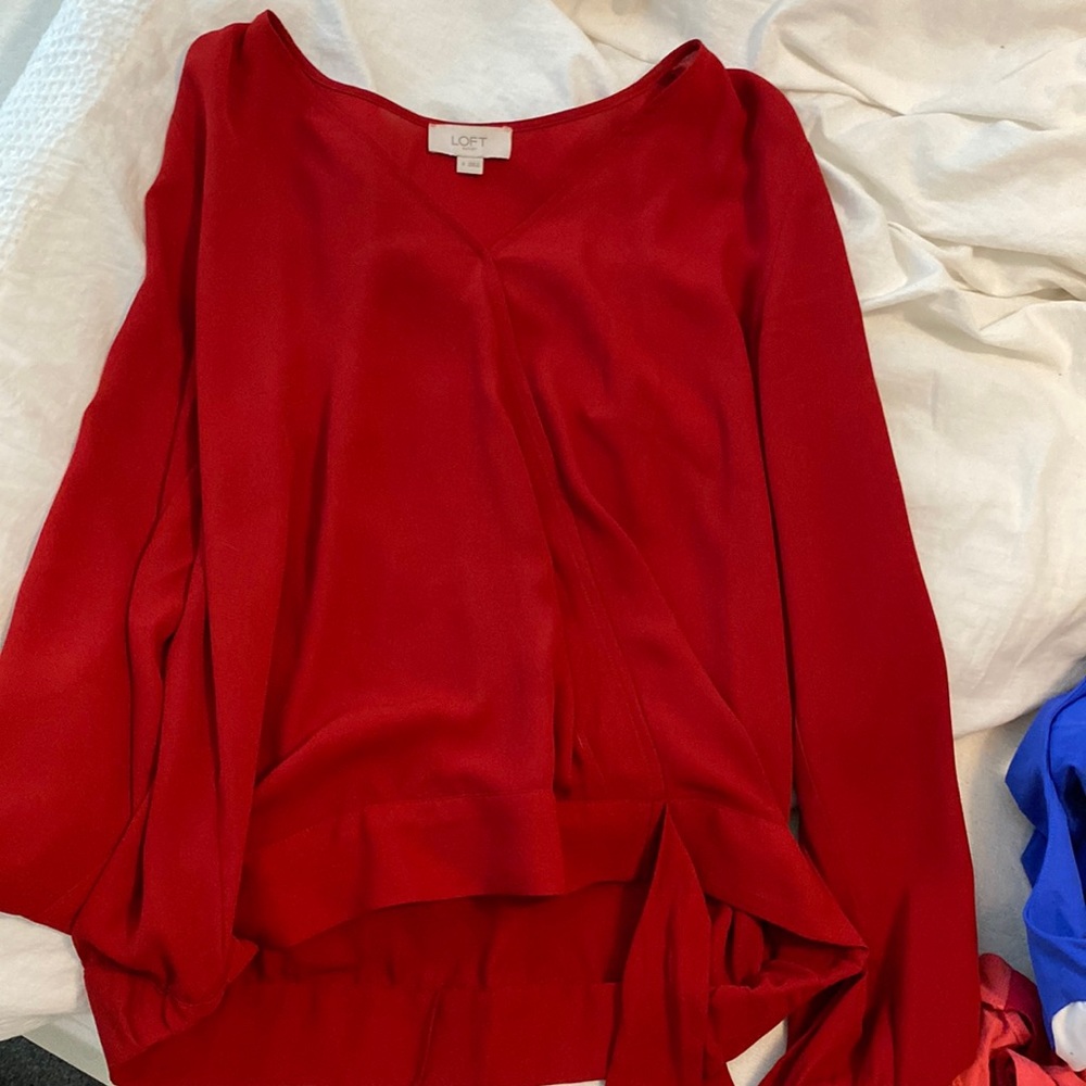 Red Loft Blouse